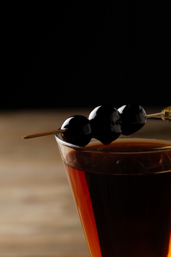 Paul Martin's American Grill Manhattan Cocktail with Luxardo cherries #paulmartinsag